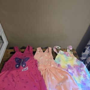 Colorful Toddler Dresses Set